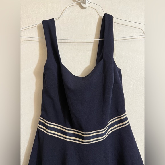 Teeze Me Navy Blue Fit & Flare‎ Dress Size 3-4 - Picture 3 of 5